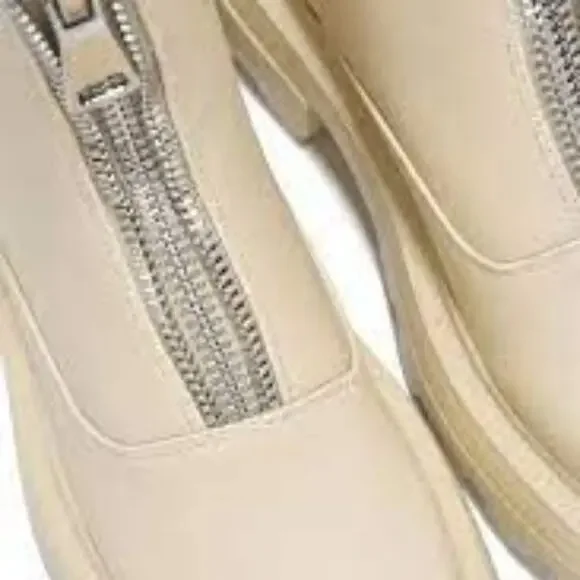 CAPE ROBBIN KYNDALL - OFF WHITE BOOTIES 10 - Picture 5 of 5